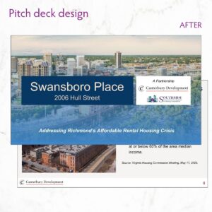 investor pitch deck design