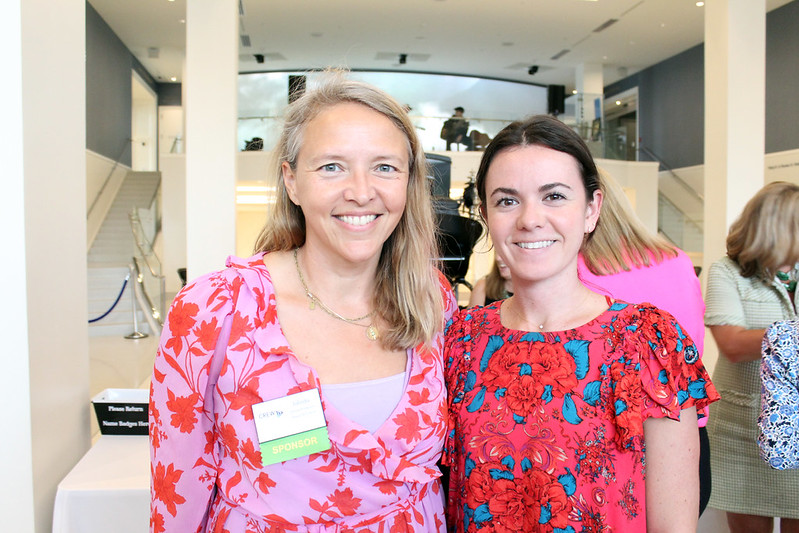 Jolinda Anderson at the CREW Richmond Summer Bash with Hannah Schmidt